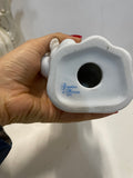 Coppia di angeli in ceramica